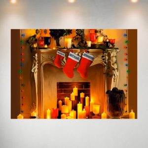 Christmas Stockings Multi-Names Premium Photo Print