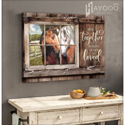 And So Together They Built A Life They Loved Horse Farmer Family Poster ...