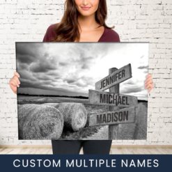 Country Road Multi-Names Premium Canvas