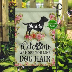 Dog Hair Labrador Custom Garden Flag