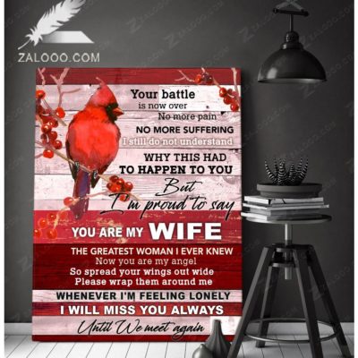 CANVAS CARDINAL You are my Wife