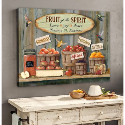 Hayooo The Best Hummingbird Farmhouse Kitchen Fruit Of The Spirit Canvas Wall Art Home Decor