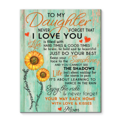 CANVAS Daughter (Mom) You are my sunshine