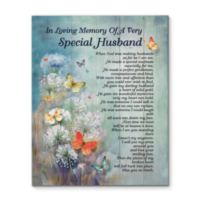 Canvas Butterfly Special Husband
