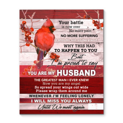 CANVAS CARDINAL You are my Husband