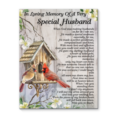 Canvas Cardinal Special Husband