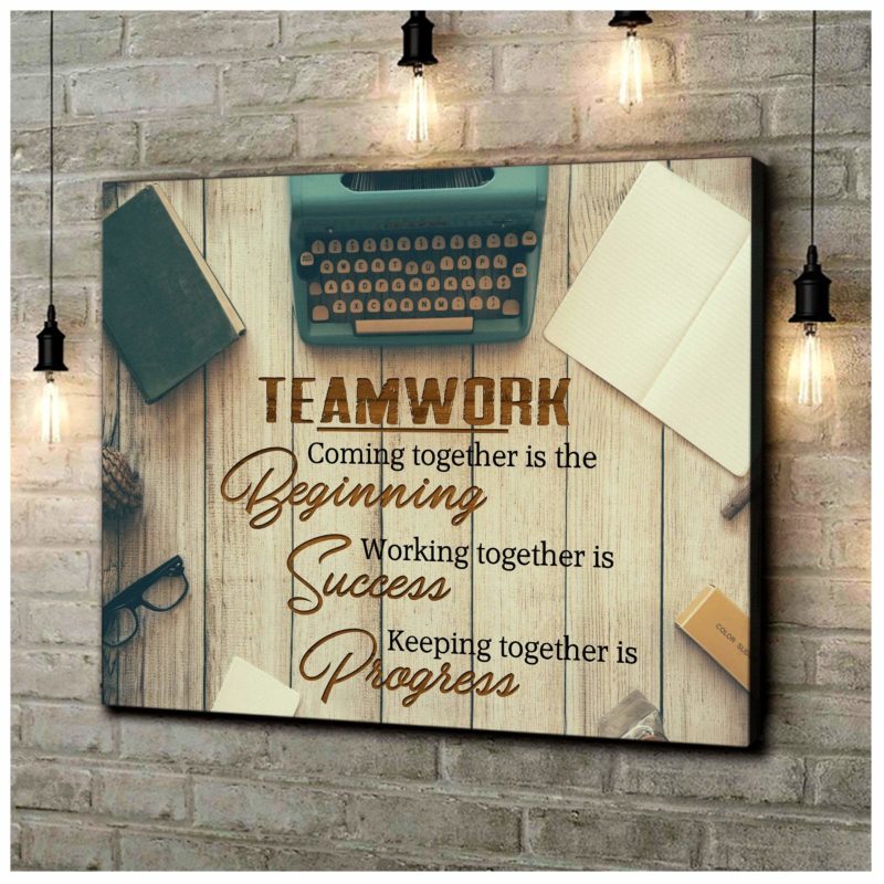 Poster Canvas Office Teamwork - Art Hoodie