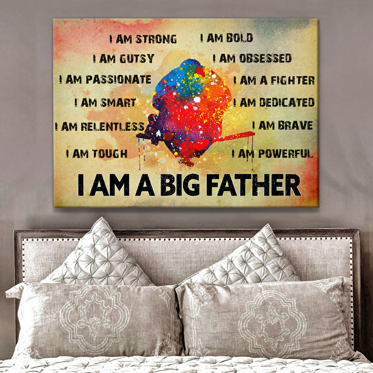 I am a Big Father Canvas (1.25 inches)
