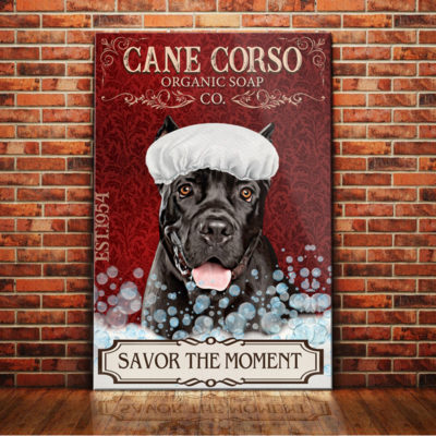 Cane Corso Dog Organic Soap Company Canvas FB2203 71O43 Cane Corso Dog Canvas