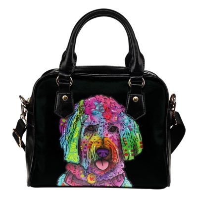Goldendoodle Shoulder Handbag - Dean Russo Art