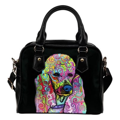 Poodle Shoulder Handbag - Dean Russo Art