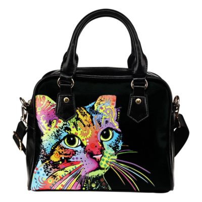 Cat Shoulder Handbag - Dean Russo Art