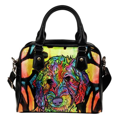Labradoodle Shoulder Handbag - Dean Russo Art