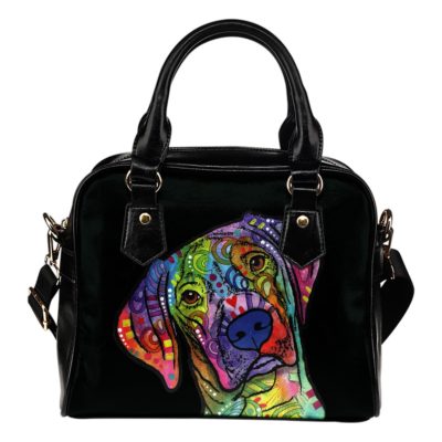 Vizsla Shoulder Handbag - Dean Russo Art