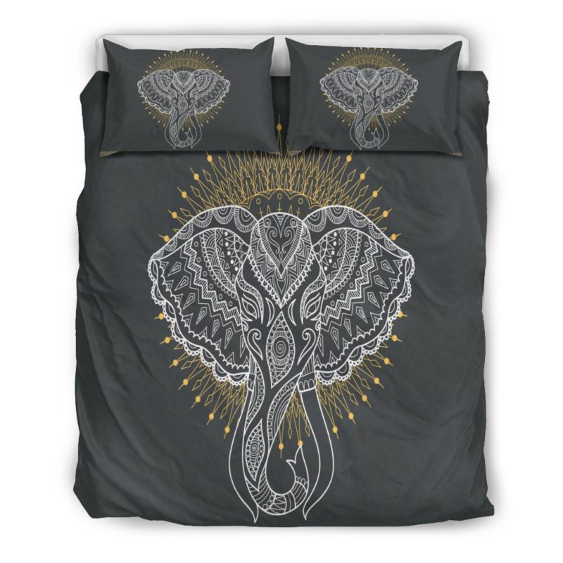 Abstract African Elephant Bedding Set