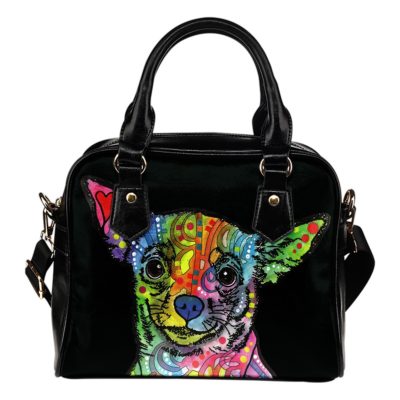 Chihuahua Shoulder Handbag - Dean Russo Art