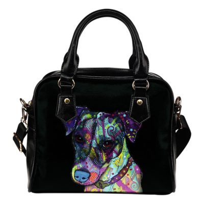 Jack Russell Terrier Shoulder Handbag - Dean Russo Art