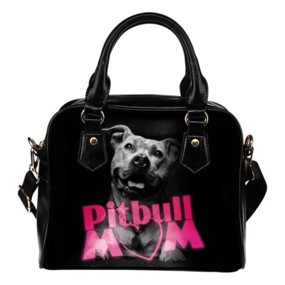 Pit Bull Mom Shoulder Handbag