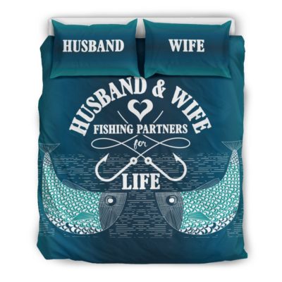 Fishing Partners For Life Bedding Set