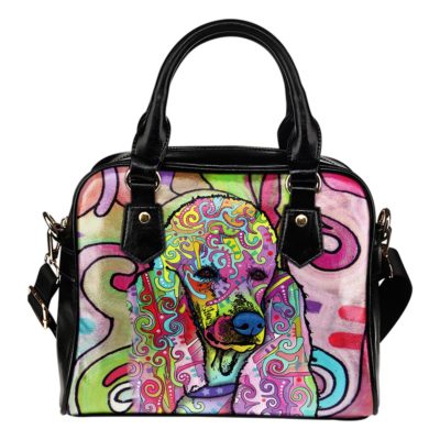 Poodle Shoulder Handbag - Dean Russo Art
