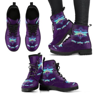 Bohemian Dragonfly Leather Boots