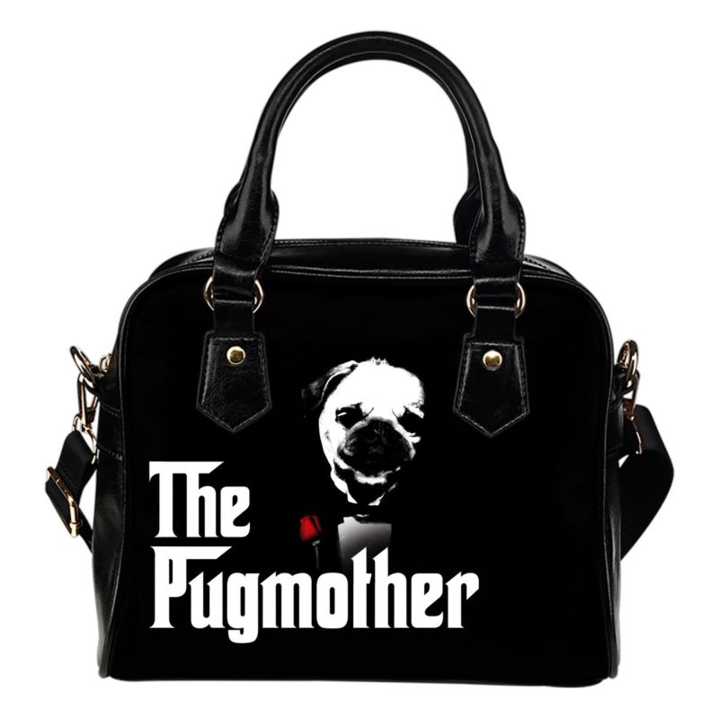 The Pugmother Shoulder Handbag
