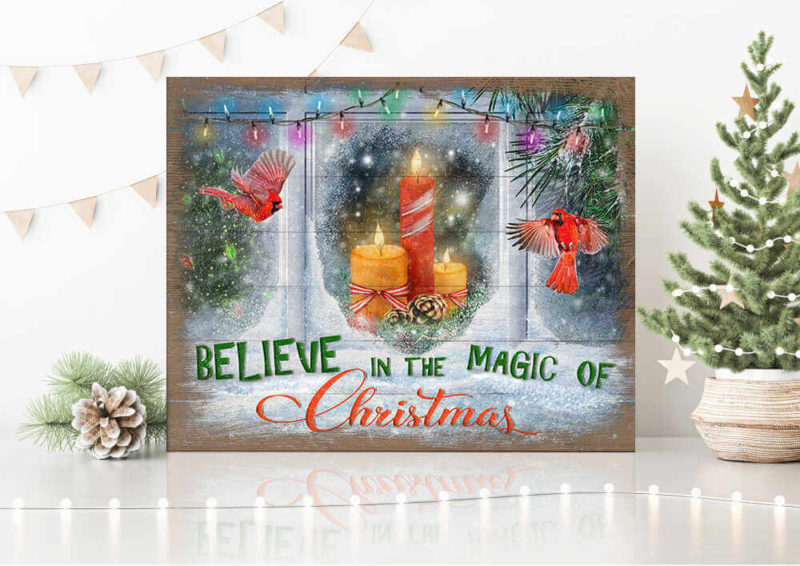 Believe In The Magic Of Christmas Canvas
