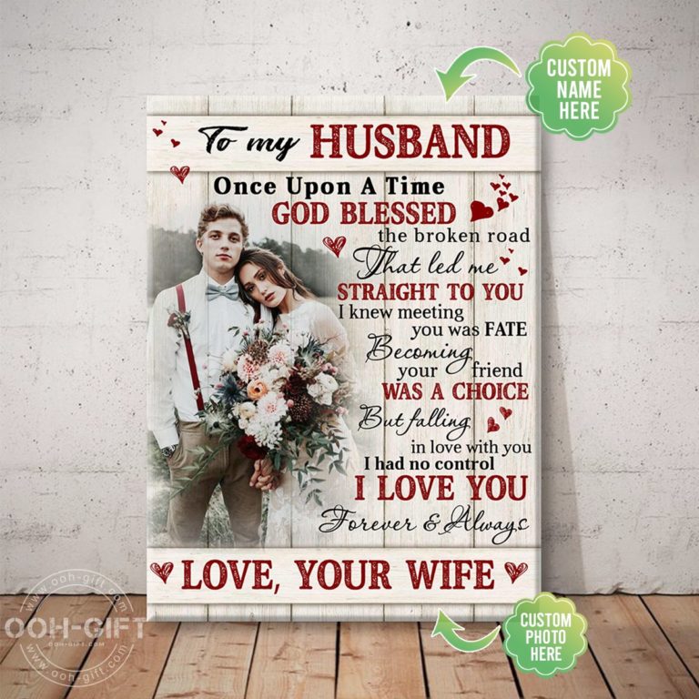 Poster Canvas, Wife/Husband, Custom Photo Collage Poster Canvas ...