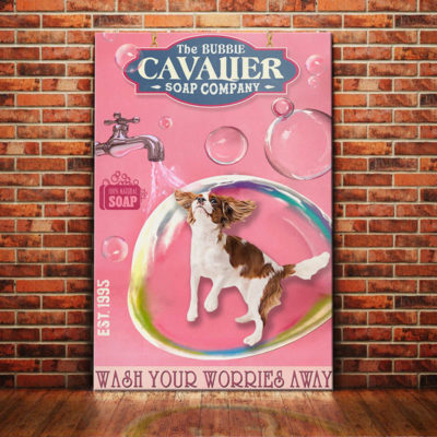Cavalier King Charles Spaniel Soap Company Canvas FB2601 90O50 Cavalier King CHarles Dog Canvas