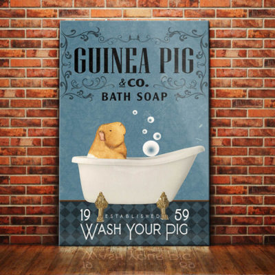 Guinea Pig Bath Soap Company Canvas FB1802 81O60 Guinea Pig Canvas