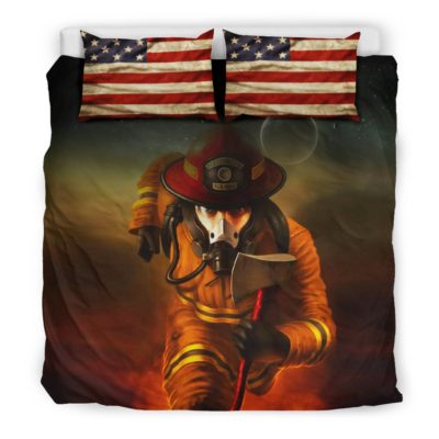 American Firefighter Bedding Sheet - firefighter bestseller Bedding Set