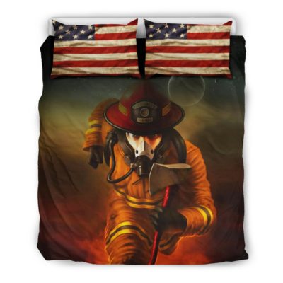 American Firefighter Bedding Sheet - firefighter bestseller Bedding Set