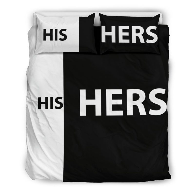 His & Hers Couple Bedding Set - Bedding Set