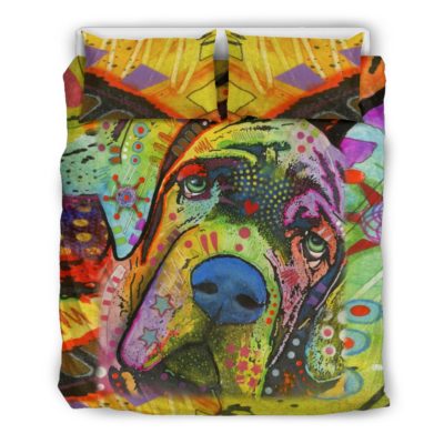 Mastiff Bedding Set - Printed Back - Dean Russo Art Bedding Set