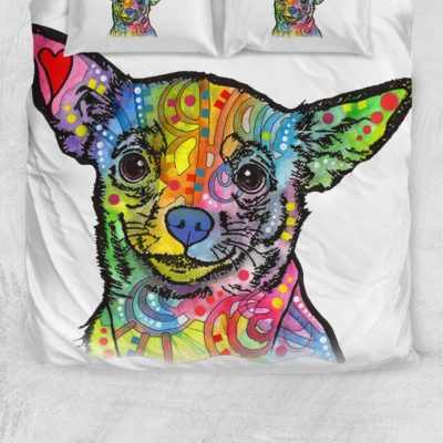 Chihuahua Bedding Set - Dean Russo Art Bedding Set