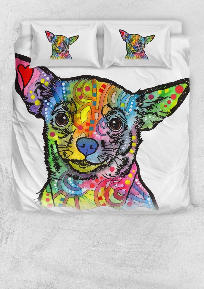 Chihuahua Bedding Set - Dean Russo Art Bedding Set