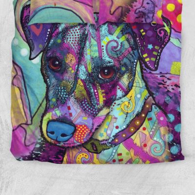 Jack Russell Terrier Bedding Set - Dean Russo Art Bedding Set