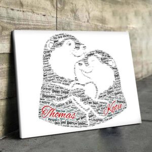 Personalized Gift For Him For Her Otters Canvas