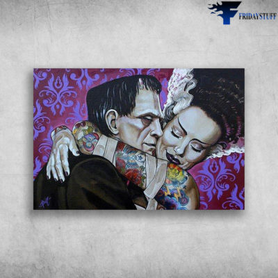 Tattoo Page Couple Love Undying Love by Mike Bell Frankenstein Monster Lovers Tattoo