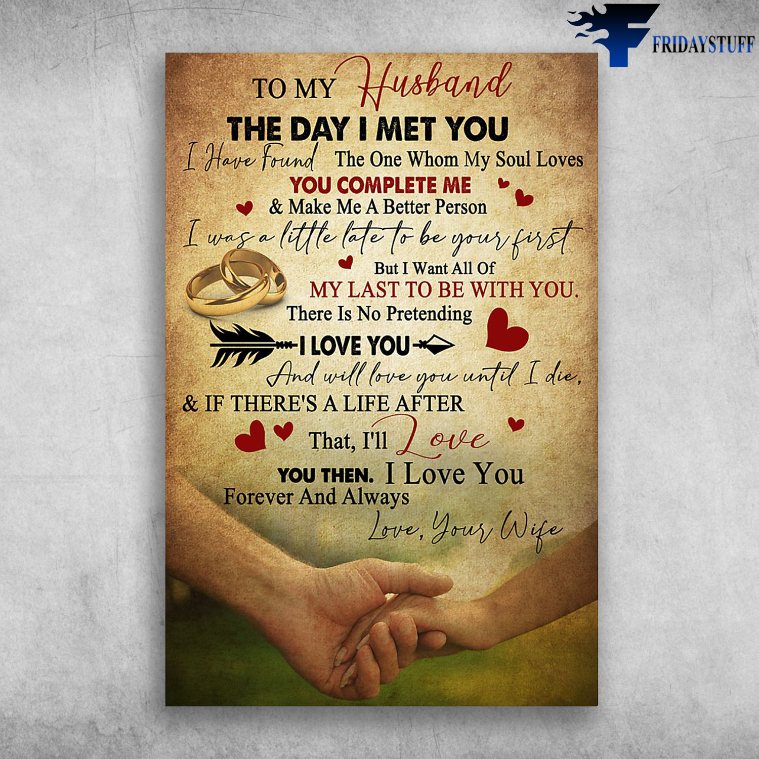 To My Husband - The Day I Met You, I Have Found The One Whom My Soul ...