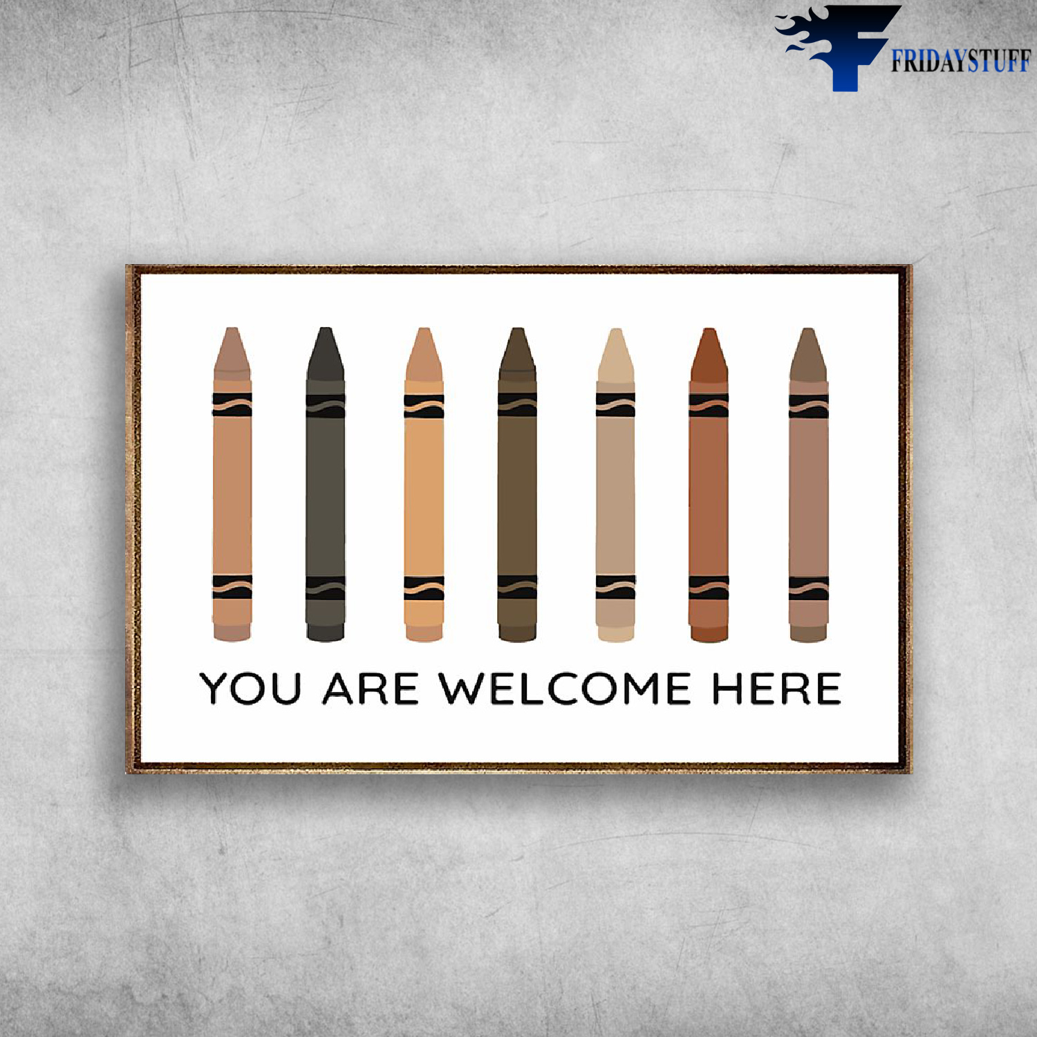 You Are Welcome Here - Black People Poster Canvas - Art Hoodie