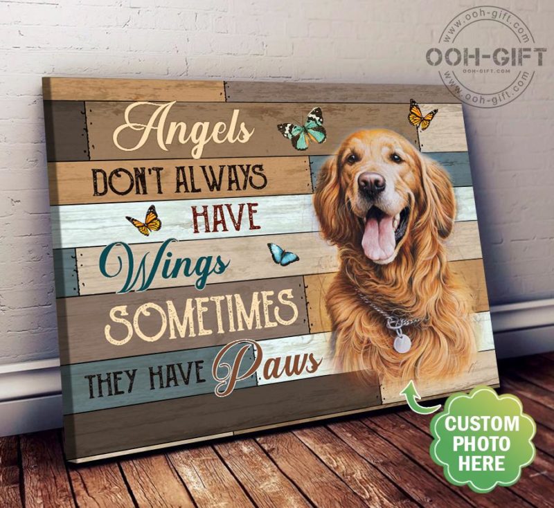 CUSTOM Poster Canvas, ANGELS DON'T ALWAYS HAVE WINGS, SOMETIMES THEY ...