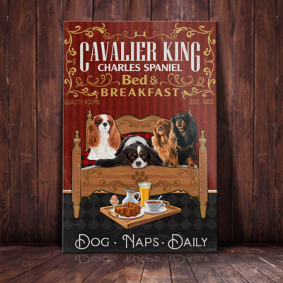 Cavalier King Charles Spaniel Dog Bedroom Canvas FB1902 95O47 Cavalier King CHarles Dog Canvas