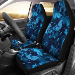 Camo Blue Car Seat Covers (set of 2)