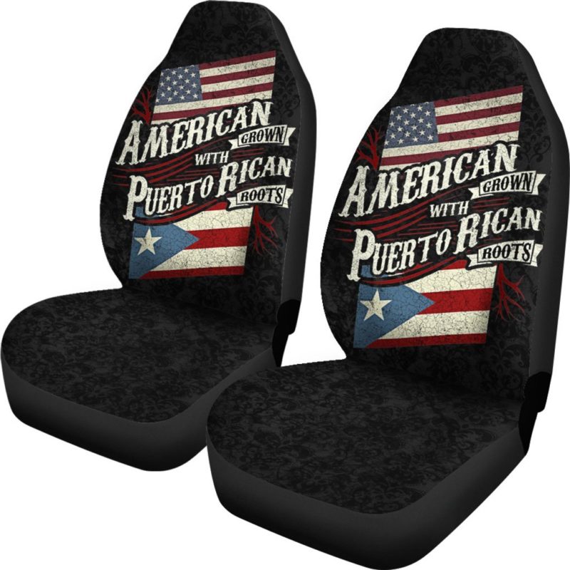 Puerto Rican Roots Car Seat Covers (set of 2)