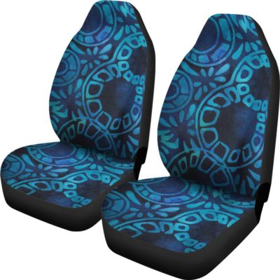 Batik Cool Blue Car Seat Covers (set of 2)