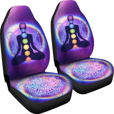 Chakra Mandala Car Seat Covers (set of 2)