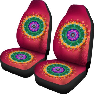 Chakra Red Car Seat Covers (set of 2)