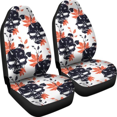 Leaf and Skull Car Seat Covers (set of 2)