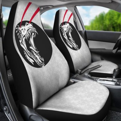Raptors Laser Eyes Car Seat Covers (set of 2)